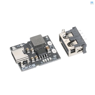 บอร์ดชาร์จแบตเตอรี่ลิเธียม 5V 2A อินพุต Type-C พร้อมโมดูลชาร์จ Type-C ตัวเมีย สําหรับอิเล็กทรอนิกส์ DIY