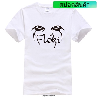 เสื้อยืด พิมพ์ลาย Vikings Floki Streetwear สไตล์ฮาราจูกุ สําหรับผู้ชาย ไซซ์ 4XL 5XL