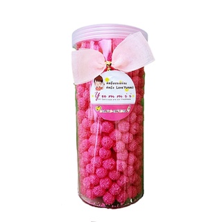 🍒New!! เยลลี่ดอทน้ำผลไม้รสสตอเบอรี่ 500g