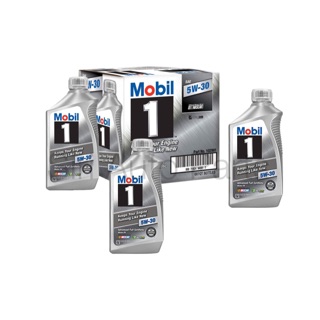 น้ำมันเครื่องสังเคราะห์แท้ Mobil1 5W-30 Keeps Your Engine Running Like New จำนวน 9 Qt