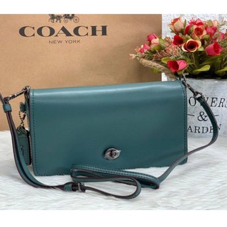 Coach Leather Cross Body Dinky Bag ((37296//59239))