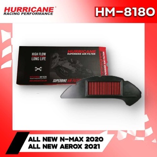 กรองอากาศ HURRICANE HM-8180 YAMAHA ALL NEW N-MAX 2021,ALL NEX AEROX 2021