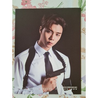 [พร้อมส่ง] หน้าปฏิทินตั้งโต๊ะ จอห์นนี่ Johnny NCT127 2021 Seasons Greetings Desk Calendar