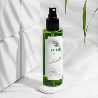 Naturista สเปรย์ฉีดสิว ฆ่าเชื้อสิว และลดการเกิดสิว ใช้ได้ทั้งหน้า และลำตัว Tea Tree Acne Spray Face & Body Formula 120ml