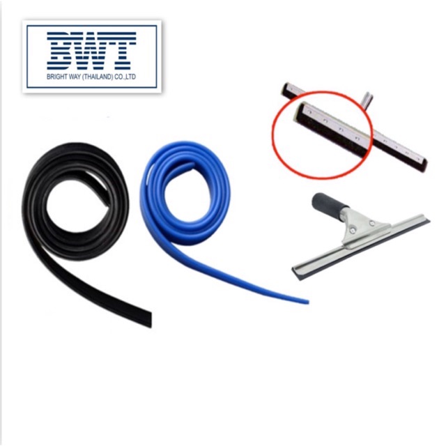 BWT โรงงาน  (ส่งจากกรุงเทพๆ) อะไหล่ยางกรีดกระจก ขนาด 105cm ยางนิ่ม รีดง่าย ยางกรีดกระจก สำหรับรีดน้ำบนพื้นกระจก