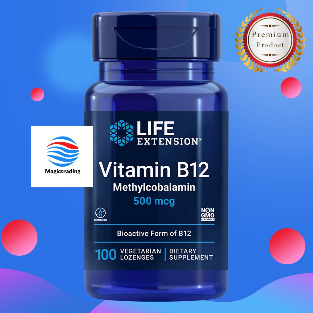 Life Extension Vitamin B12 500 mcg / 100 Lozenges