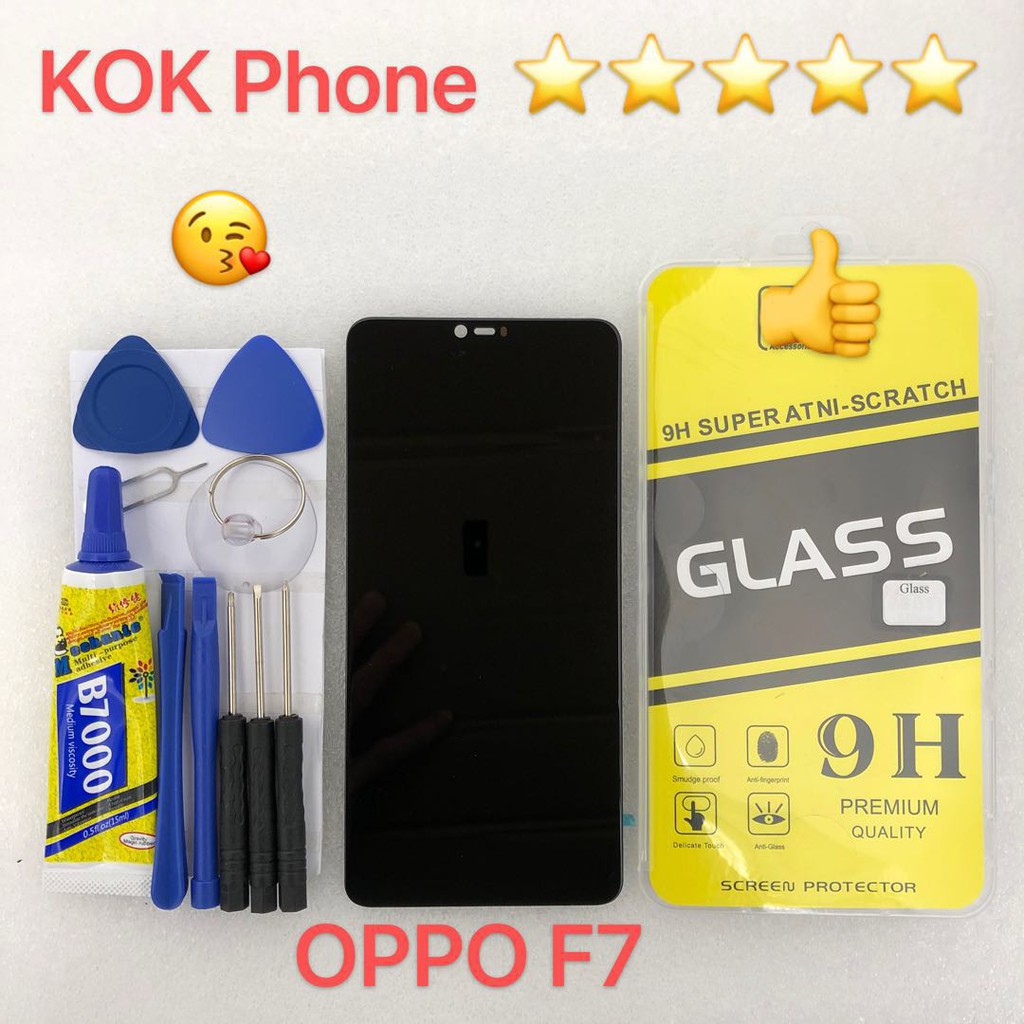 ชุดหน้าจอ Oppo F7 แถมฟิล์มพร้อมชุดไขควง