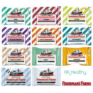 Fishermans Friend ฟิชเชอร์แมนส์ เฟรนด์ ทุกรสชาติ (25 กรัม) [6 ซอง] 179฿