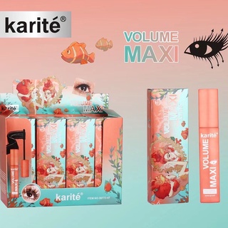 มาสคาร่า no-56773-47ติดทน 24 ชั่วโมงกันน้ำ  karite volume maxi ไม่หลุดร่วงง่าย ไม่เลอะ ไม่เปื้อนบางเป็นธรรมชาตินุ่ม 11ml