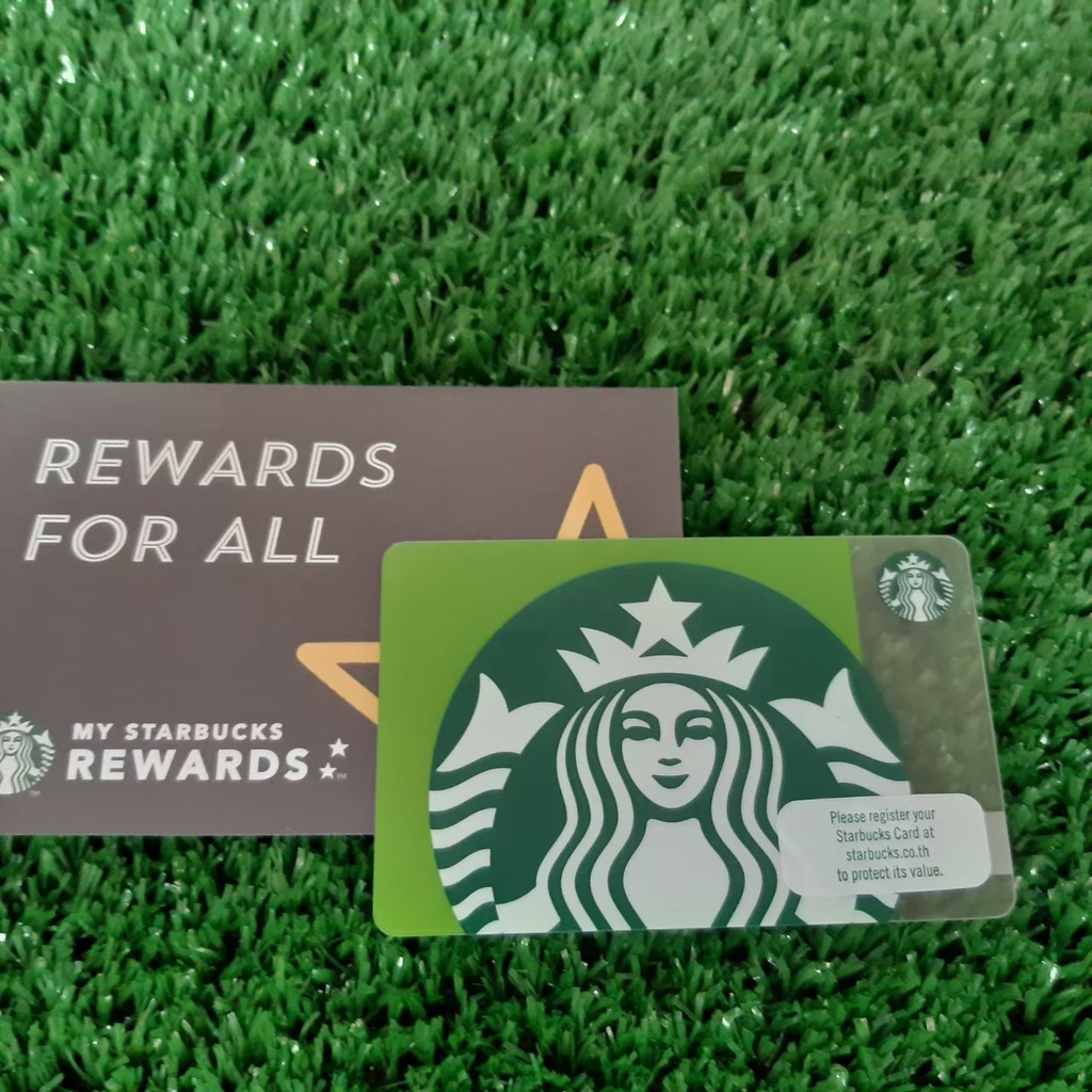Starbucks Card Siren การ์ด สตาร์บัคส์ บัตรสตาร์บัคส์ บัตรเปล่า ไม่มีเงิน ไม่ขูดพิน ปี 2017