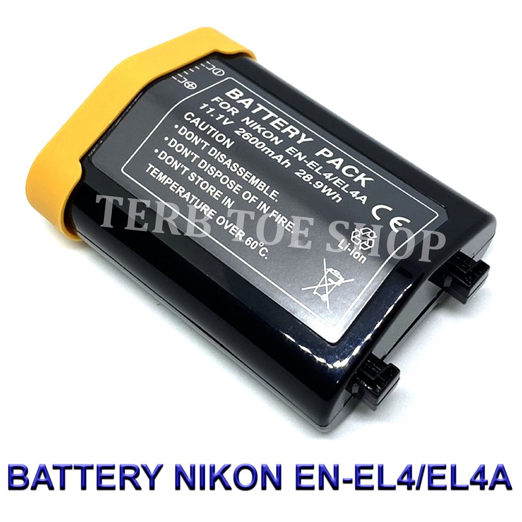 EN-EL4 / EN-EL4a / ENEL4 Battery for Nikon D2H,Nikon D2Hs,Nikon D2X,Nikon D2Xs,Nikon D3,Nikon D3S,Ni