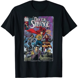 ผ้าฝ้ายคอกลมเสื้อยืด พิมพ์ลายการ์ตูน Marvel Doctor Strange In The Multiverse Of Madness สําหรับผู้ชาย และผู้หญิง เสื้อยื