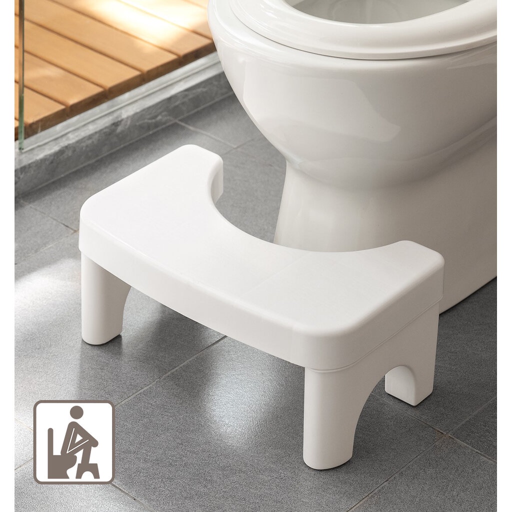 Omocha - Toilet stepping footstool เก้าอี้เป็นสุข เก้าอี้วางเท้าในห้องน้ำ