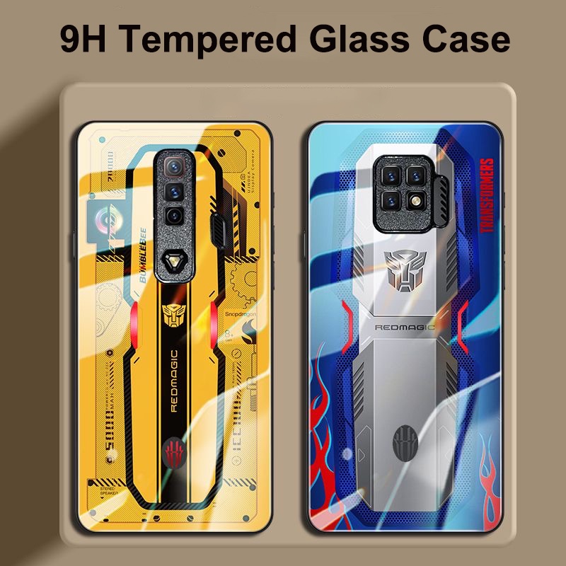 สําหรับ Red Magic 7S ปลอก 9H กระจกนิรภัยสําหรับ Nubia Red Magic 7S Pro NX709S NX679S แก้ว Hard ปกหลั