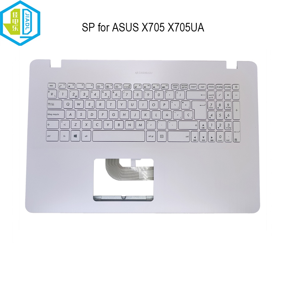 แป้นพิมพ์คอมพิวเตอร์ SPLA Spanish Keyboard Palmrest Cover for ASUS ...