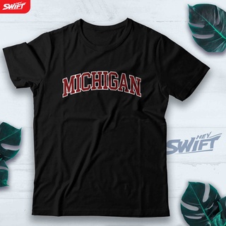 เสื้อยืด พิมพ์ลาย Michigan DISTRO