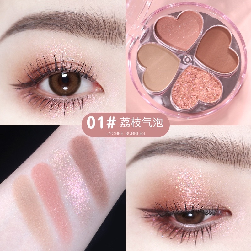 8134 (ใหม่/แท้) HOJO พาเลทอายแชโดว์ เนื้อดินน้ำมัน แมท เนื้อใยไหม ประกายชิมเมอร์ สีสวยมาก Eye shadow