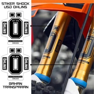 สติกเกอร์ใส ป้องกันรอยขีดข่วน สําหรับติดตกแต่งส้อม OHLINS OHLINS KYB Gordon Kayaba Gordon4