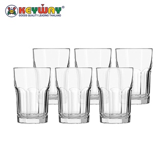 แก้วน้ำ 6ใบ/ชุด (365ml) Dining Glass 6pcs/set : T1376