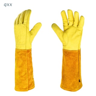 Qx [พร้อมส่ง] ถุงมือยาว หนาม กันกุหลาบ สําหรับผู้ชายและผู้หญิง ถุงมือทําสวน