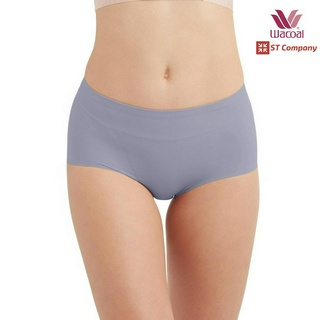 Wacoal V-Support Short Panty แบบเต็มตัว สีเทา (Grey) WU4873 1 ชิ้น เต็มตัว รุ่นเก็บกระชับหน้าท้อง กางเกงใน วาโก้ รุ่น