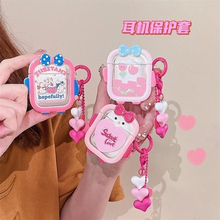 เคสAirpods เป็นที่นิยม แบบนิ่ม เคสการ์ตูนน่ารักลายเค้กน่ารัก สำหรับAirpods 1/2/gen1/gen2 Airpods Pro Airpods 3