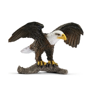 Schleich 14780 Bald Eagle โมเดลฟิกเกอร์พลาสติก ของเล่นสําหรับเด็ก