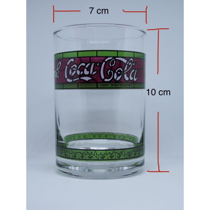 แก้ว Coca-Cola นำเข้าจากญี่ปุ่น ขนาด 7x10 cm