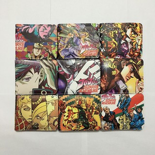 กระเป๋าสตางค์ Adventure สีมหัศจรรย์ของ JoJO รูปภาพสี unisex ส่วนสั้นสองพับ Wallet