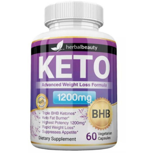 SD Herbal Beauty KETO BHB 1200mg PURE Ketone FAT BURNER Weight Loss Diet Pills