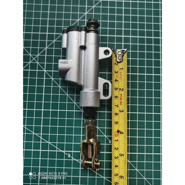 ปั้มกระทุ้งเบรคหลังแต่ง ปั้มกระทุ้งเบรคหลังทรงรถสูตร ใส่น้ำมันเบรคในตัว สีเทาอุปกรณ์เสริม Motocross ATV Quad ATVปั๊มเบรก - รูปที่ 3