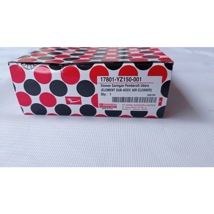 Ail Filter All New Terrios&Xenia&Sirion 17801-YZ150-001