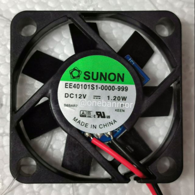 Sunon ee40101s1 พัดลม 12v ขนาด 40*40*10มม #0