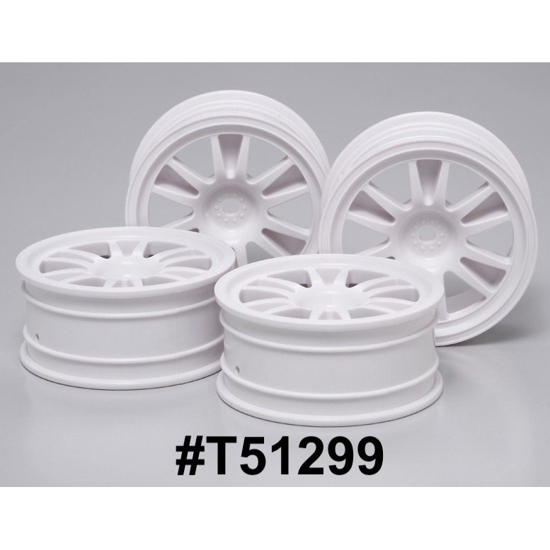 TAMIYA 51299  12-Spoke Wheels 24mm offset +2