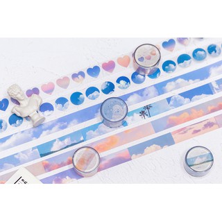 Masking Tape PET เทปตกแต่ง มีลายแบบใส