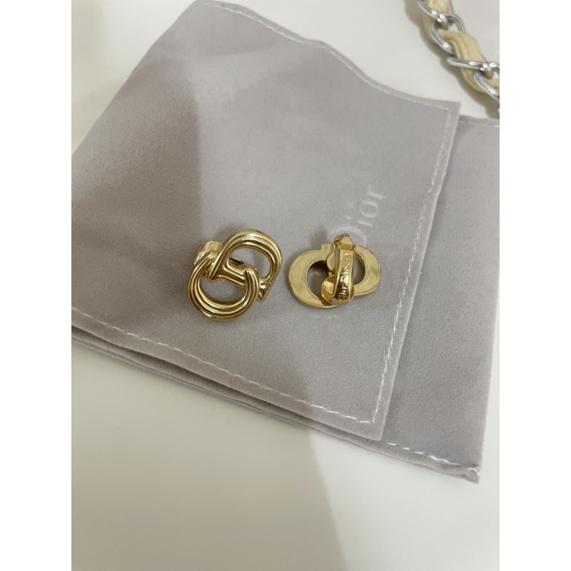 dior earrings vintage ต่างหูดิออร์
