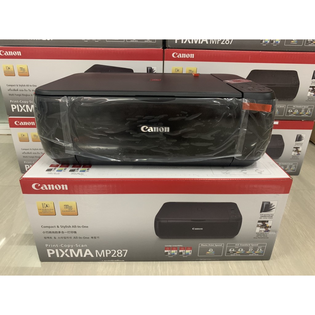 Printer canon MP287 เครื่องใหม่ มีสายไฟ สาย USB แผ่น Driver ***ไม่มีตลับหมึก