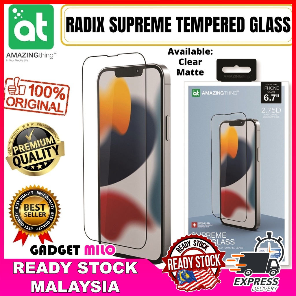 Amazingthing Radix Supreme Glass Clear Iphone 13 Pro Max Iphone 13 13 Pro 13 Mini