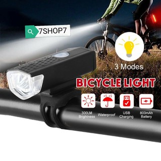 ขายดี ชุดไฟฉาย LED ชาร์จ USB สําหรับติดด้านหน้า และหลังรถจักรยาน MTB