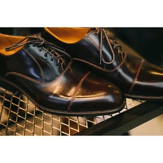 [M02] Shoesshi รองเท้าหนัง Oxford รองเท้าผู้ชาย รองเท้าหนังแท้ CapToe Oxford ทรงคลาสสิค