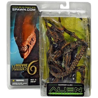 (แท้มือ1กล่องไม่สวย)Alien Resurrection Movie Maniacs Series 6 Warrior Alien Action Figure spawn takara