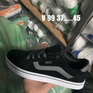 รองเท้า Vans รองเท้าผ้าใบแบบผูกเชือก