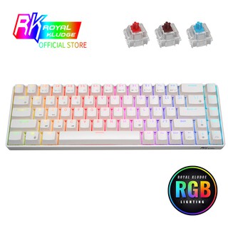 Image # 0of Review RK68 (RK855) RGB Wireless 65% Compact Mechanical Keyboard, 68 Keys 60% Bluetooth Hot Swappble Gaming Keyboard Hot swap S