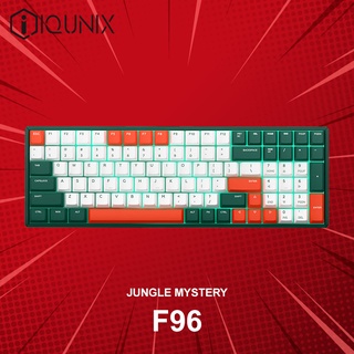 คีย์บอร์ด IQUNIX F96 Jungle Mystery (ภาษาอังกฤษ) ประกันศูนย์ 1 ปี