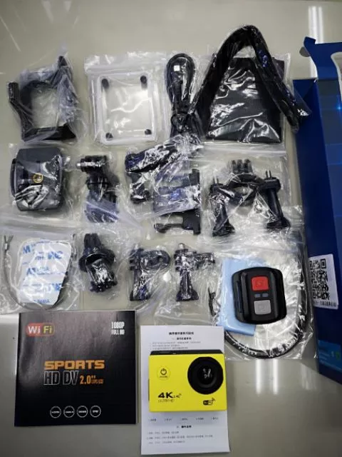 H9R กล้องติดหมวก/กล้องดำน้ำ Action Camera 4K WiFi thumbnail 9