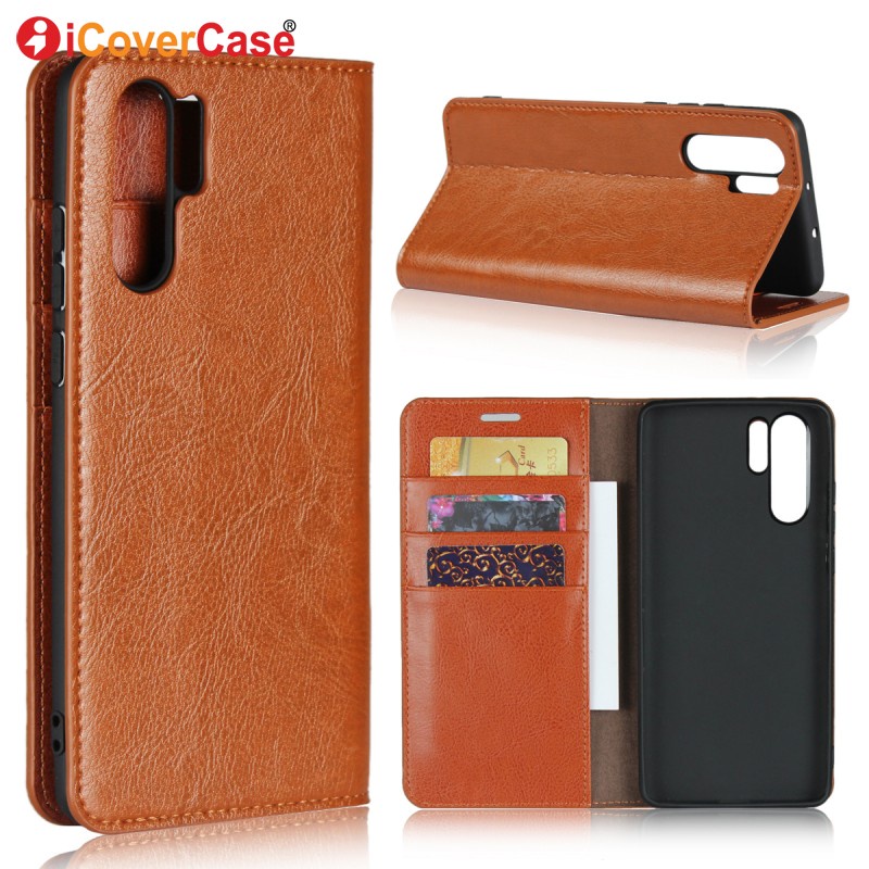 P 30 Pro Case Genuine Leather Wallet For Huawei P30 Case Covers Carcasas Capa Coque For Huawei P30  