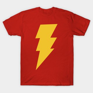 DC Shazam เสื้อยืดที่มีคุณภาพสูงผ้าฝ้ายแขนสั้นเสื้อผ้าเครื่องแต่งกาย Unisex wKp