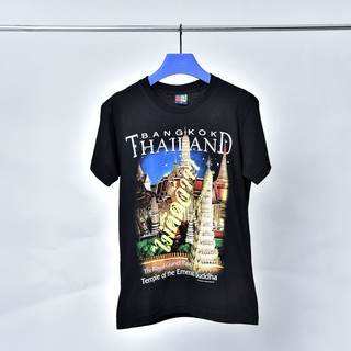 Absolute Siam - เสื้อยืดลายวัดพระแก้ว "ไม่ติดจ้า" สีเหลืองนีออน T-Shirt