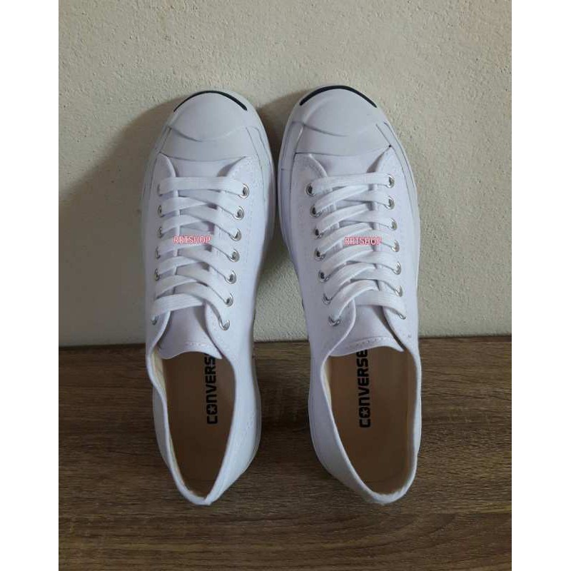 รองเท้าผ้าใบ Converse Jack Purcell Cp Ox สีขาว รุ่นยอดฮิต ( พร้อมกล่อง ) มีบริการเก็บเงินปลายทาง aNc