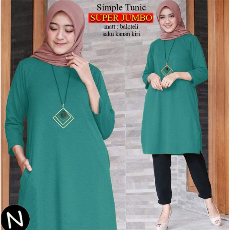 SIMPLE TUNIC JUMBO Active ขวา กระเป๋าซ้าย B-1 Love 60458,62303,64144,66173(L,XL,XXL,XXXL)